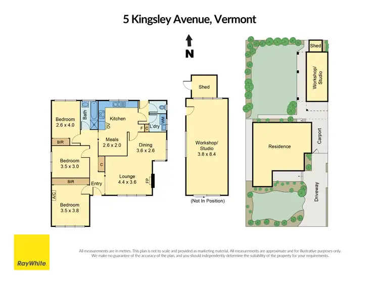 Floorplan of Homely house listing, 5 Kingsley Avenue, Vermont VIC 3133