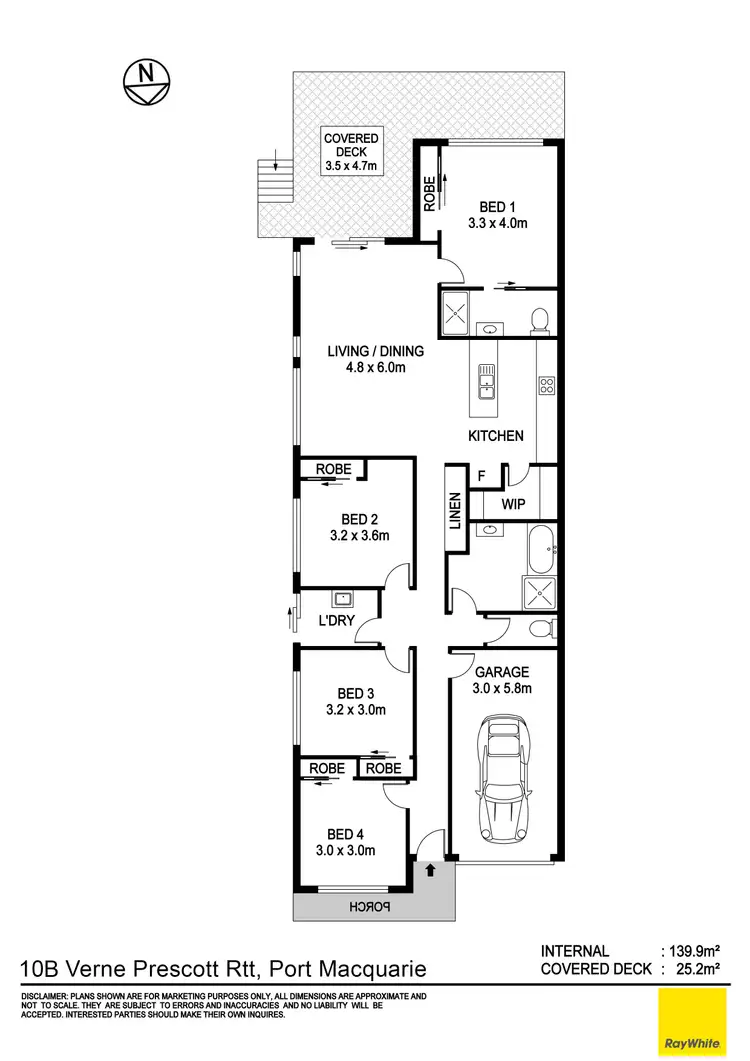 Floorplan of Homely villa listing, 10B Verne Prescott Retreat, Port Macquarie NSW 2444