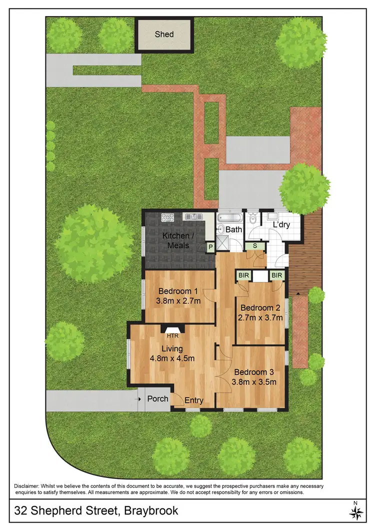Floorplan of Homely house listing, 32 Shepherd Street, Braybrook VIC 3019