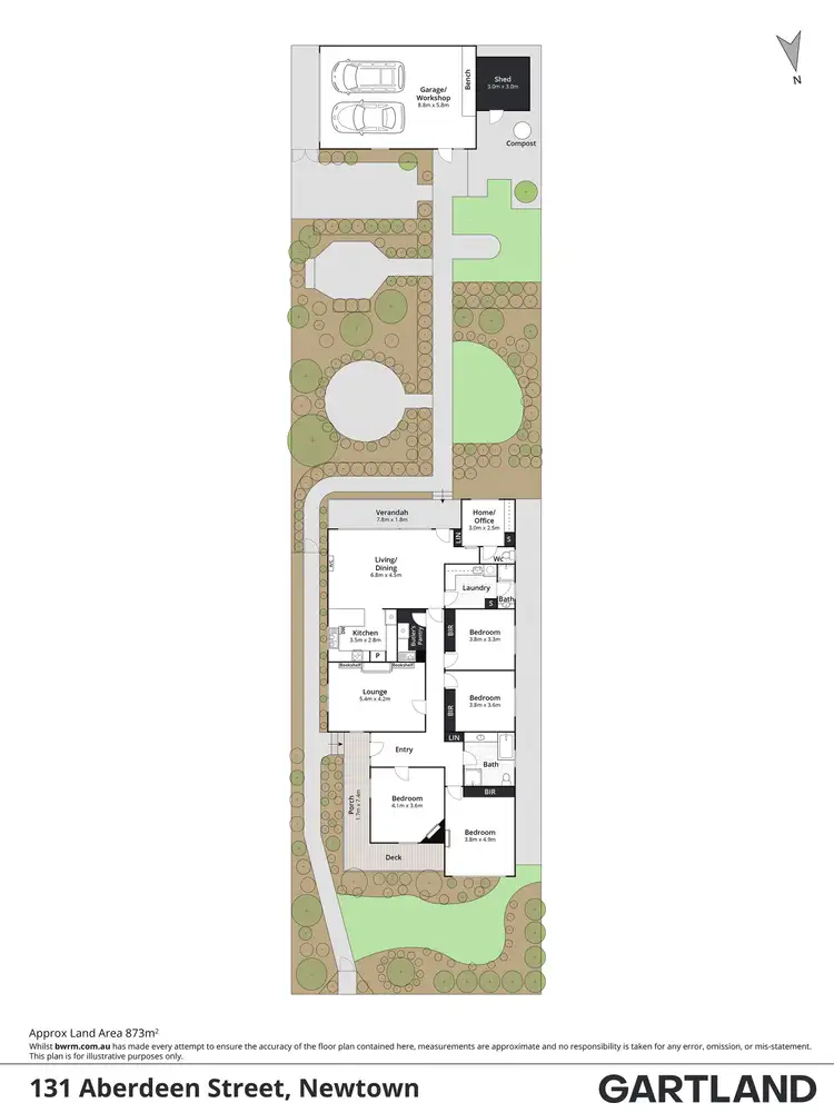 Floorplan of Homely house listing, 131 Aberdeen Street, Newtown VIC 3220