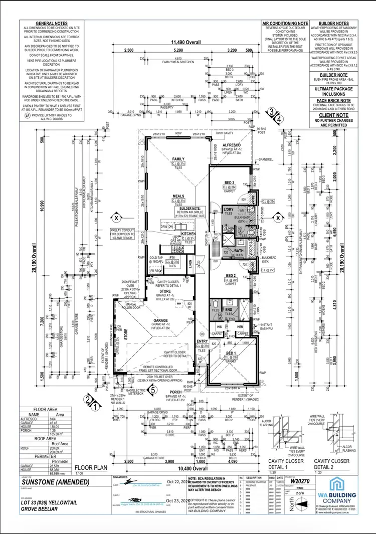 Floorplan of Homely house listing, 26 Yellowtail Grove, Beeliar WA 6164