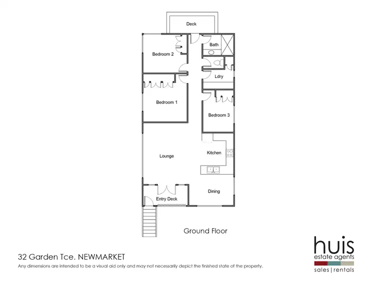 Floorplan of Homely house listing, 32 Garden Terrace, Newmarket QLD 4051