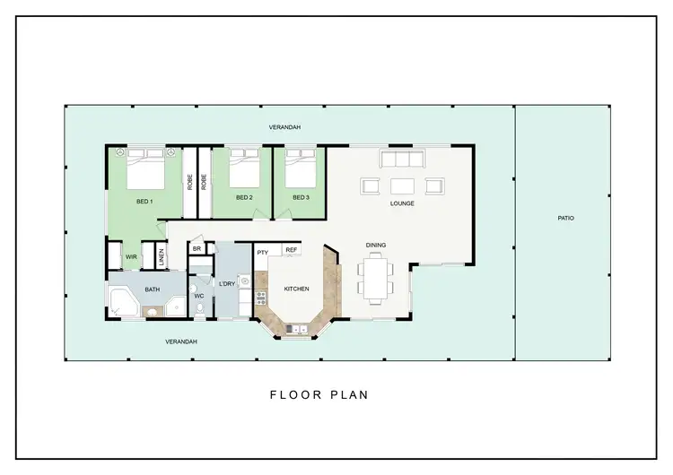 Floorplan of Homely house listing, 876 Yakapari-Habana Road, Habana QLD 4740