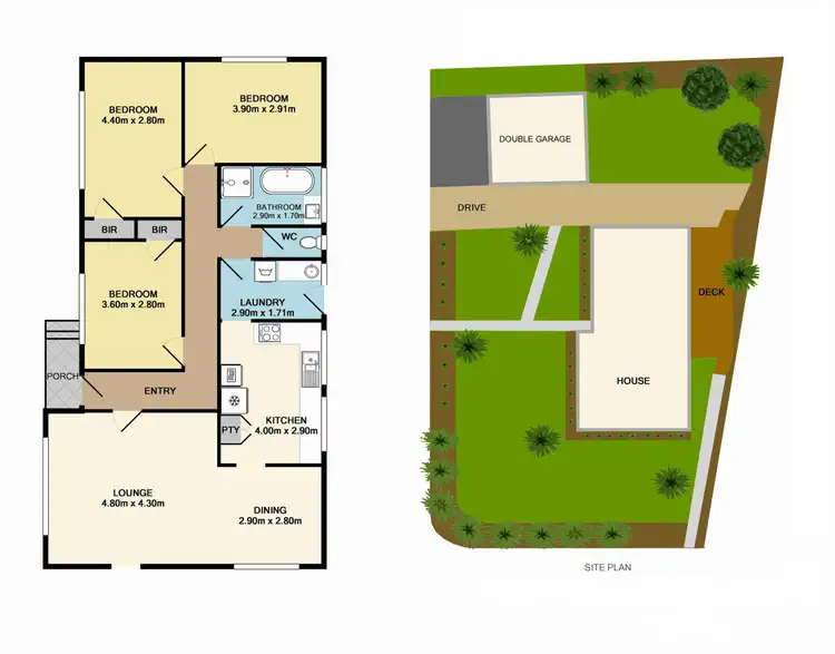 Floorplan of Homely house listing, 32 Johnson Drive, Ferntree Gully VIC 3156