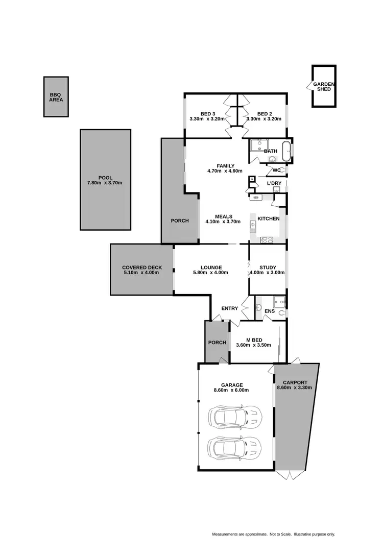 Floorplan of Homely house listing, 5 Eagle Court, West Wodonga VIC 3690