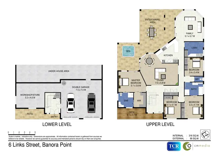 Floorplan of Homely house listing, 6 Links Street, Banora Point NSW 2486