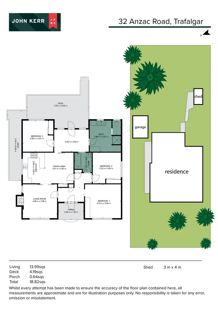 Floorplan of Homely house listing, 32 Anzac Road, Trafalgar VIC 3824