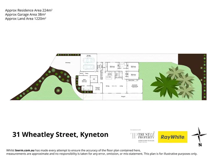 Floorplan of Homely house listing, 31 Wheatley Street, Kyneton VIC 3444