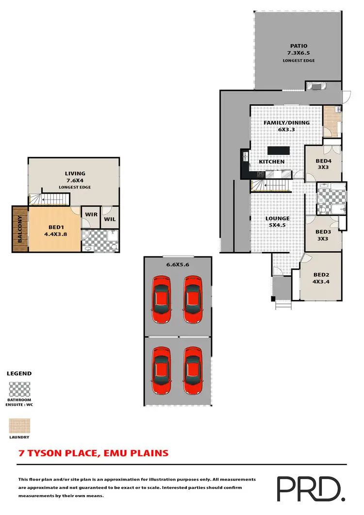 Floorplan of Homely house listing, 7 Tyson Place, Emu Plains NSW 2750