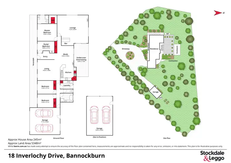 Floorplan of Homely house listing, 18 Inverlochy Drive, Bannockburn VIC 3331