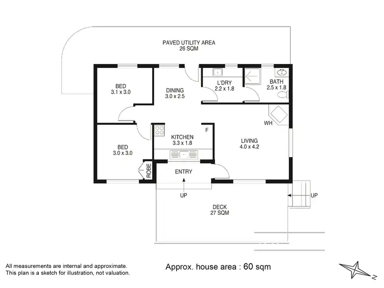 Floorplan of Homely house listing, 32 Falcon Street, Primrose Sands TAS 7173