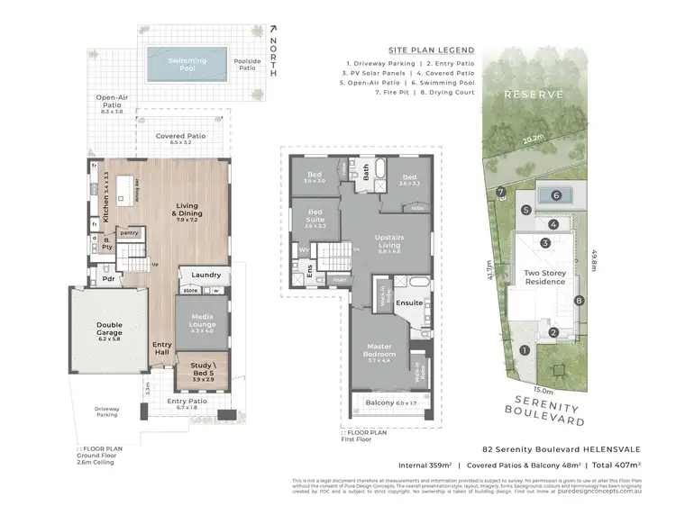 Floorplan of Homely house listing, 82 Serenity Boulevard, Helensvale QLD 4212
