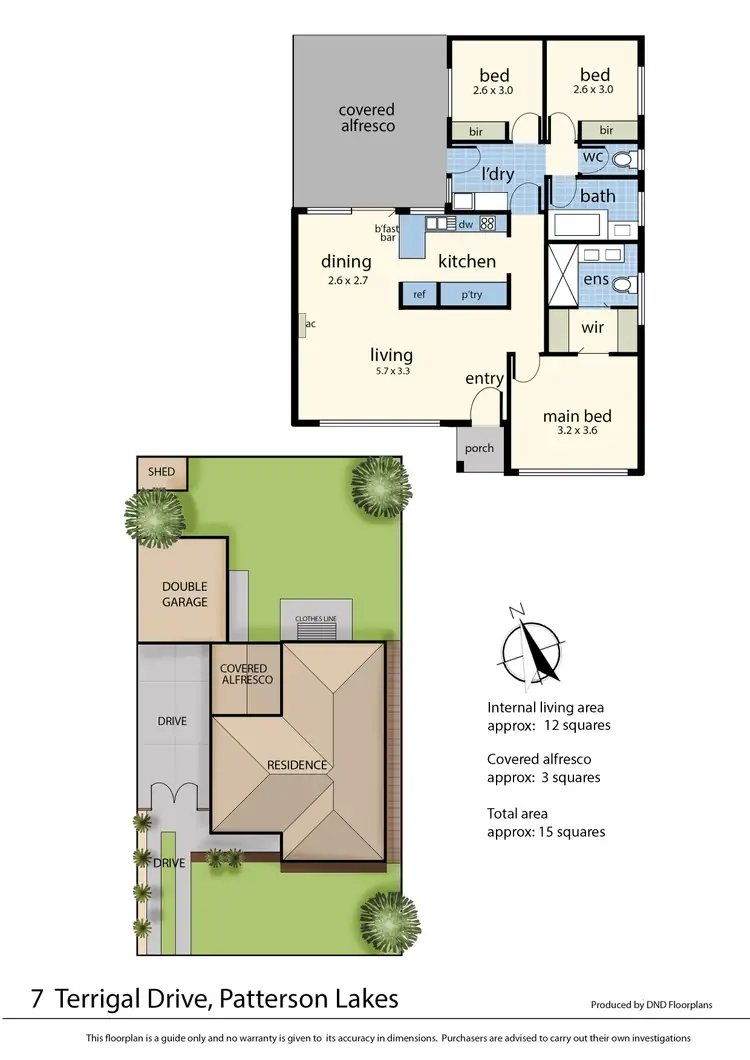 Floorplan of Homely house listing, 7 Terrigal Drive, Patterson Lakes VIC 3197