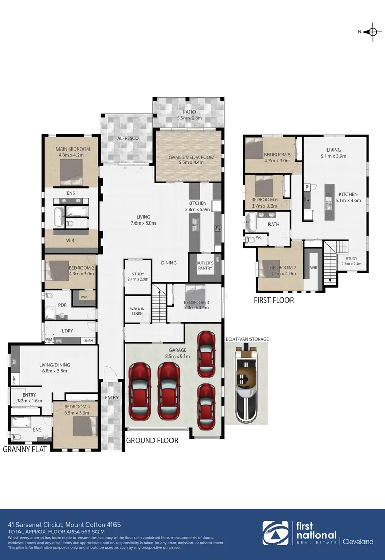 Floorplan of Homely house listing, 41 Sarsenet Circuit, Mount Cotton QLD 4165