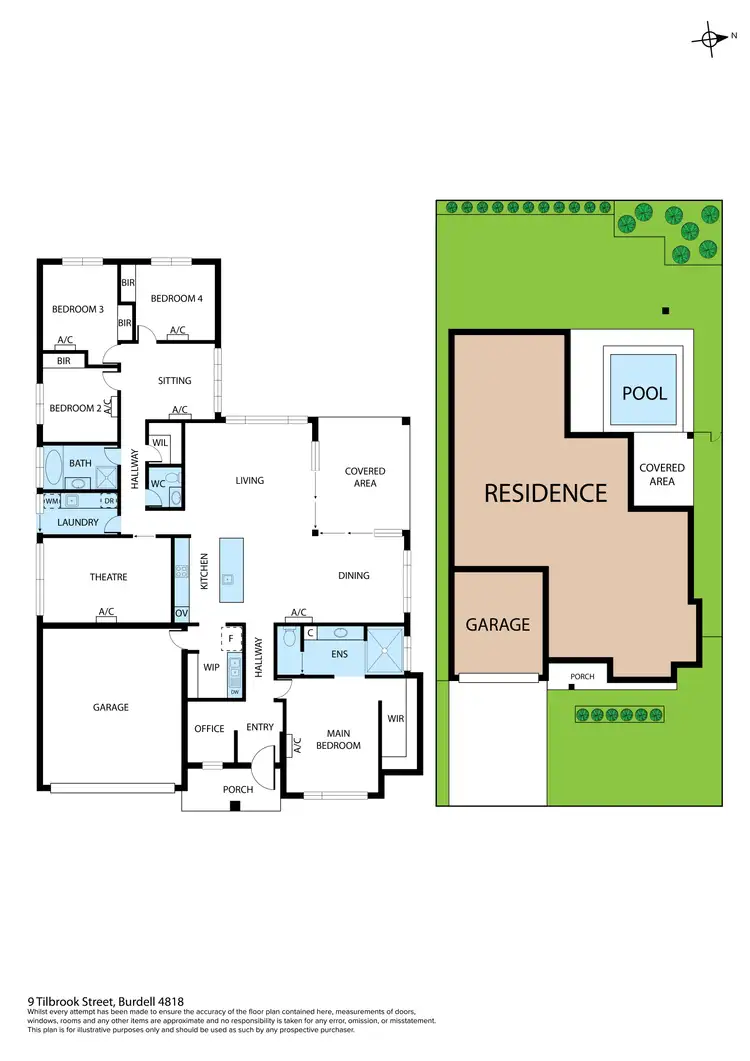 Floorplan of Homely house listing, 9 Tilbrook Street, Burdell QLD 4818