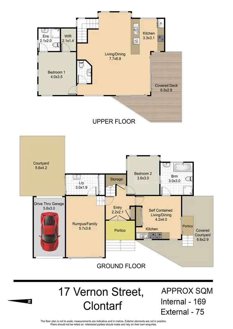 Floorplan of Homely house listing, 17 Vernon Street, Clontarf QLD 4019