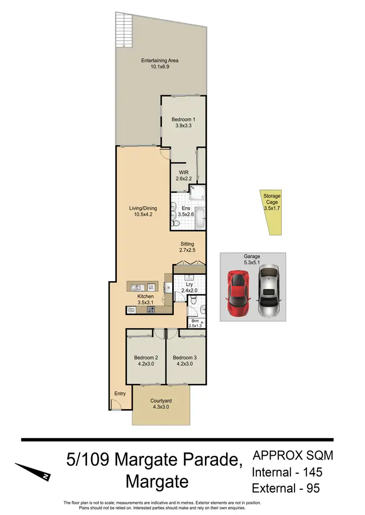 Floorplan of Homely unit listing, 5/109 Margate Parade, Margate QLD 4019