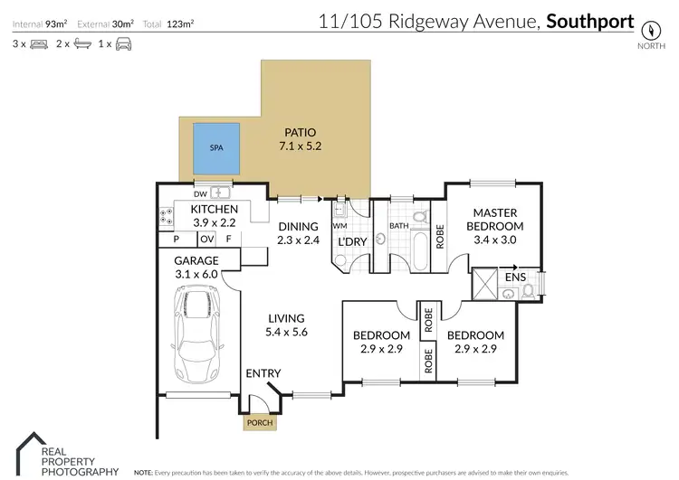 Floorplan of Homely house listing, 11/105 Ridgeway Avenue, Southport QLD 4215