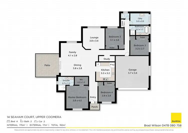 Floorplan of Homely house listing, 14 Seaham Court, Upper Coomera QLD 4209