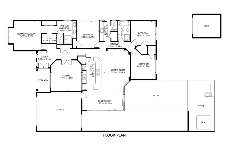 Floorplan of Homely house listing, 22 Dunbar Way, Canning Vale WA 6155