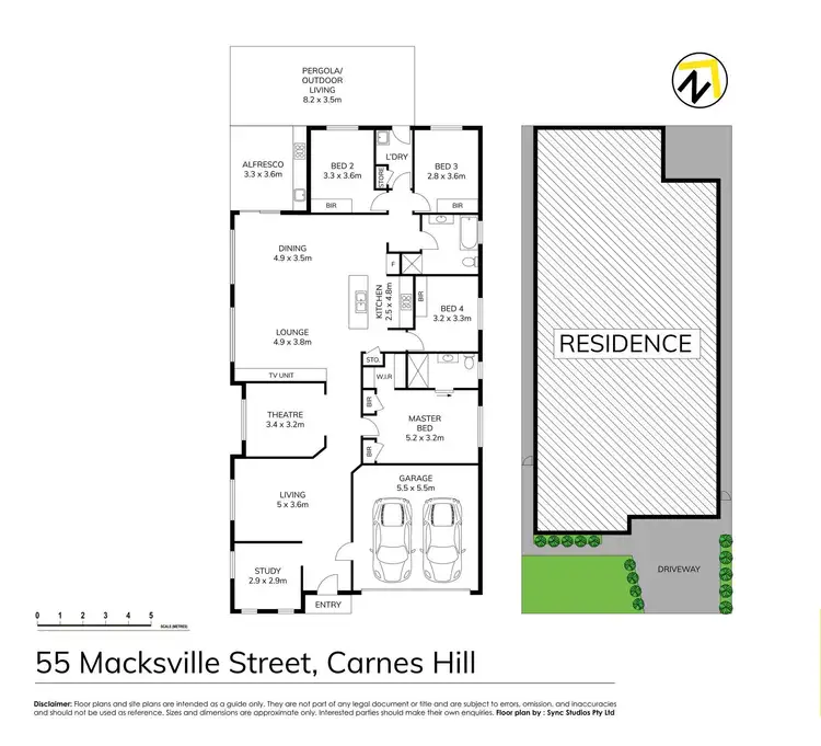 Floorplan of Homely house listing, 55 Macksville Street, Carnes Hill NSW 2171