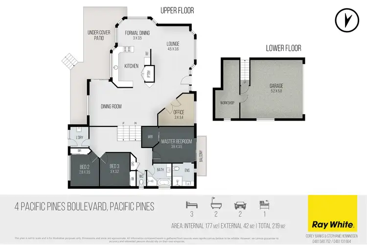 Floorplan of Homely house listing, 4 Pacific Pines Boulevard, Pacific Pines QLD 4211