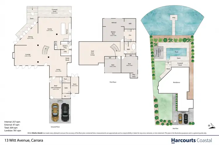 Floorplan of Homely house listing, 13 Witt Avenue, Carrara QLD 4211