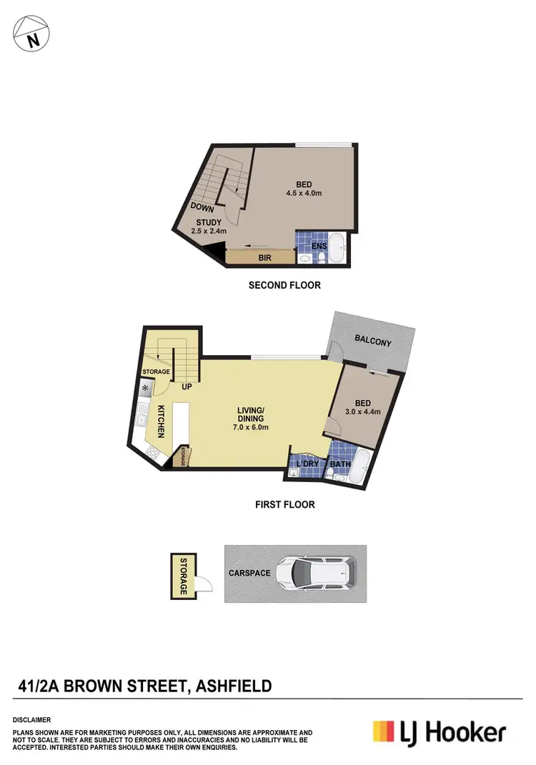 Floorplan of Homely apartment listing, 41/2A Brown Street, Ashfield NSW 2131