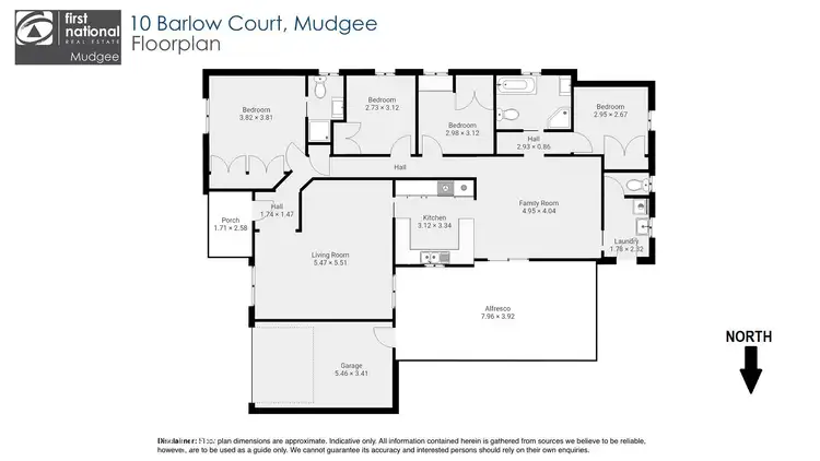 Floorplan of Homely house listing, 10 Barlow Court, Mudgee NSW 2850