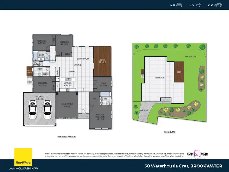 Floorplan of Homely house listing, 30 Waterhousia Crescent, Brookwater QLD 4300