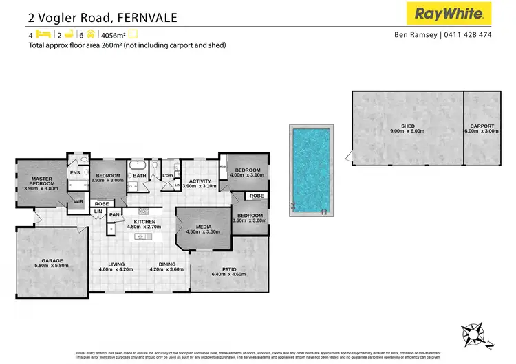 Floorplan of Homely house listing, 2 Vogler Road, Fernvale QLD 4306