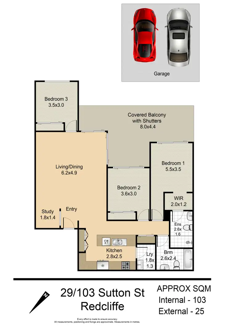 Floorplan of Homely unit listing, 29/103 Sutton Street, Redcliffe QLD 4020