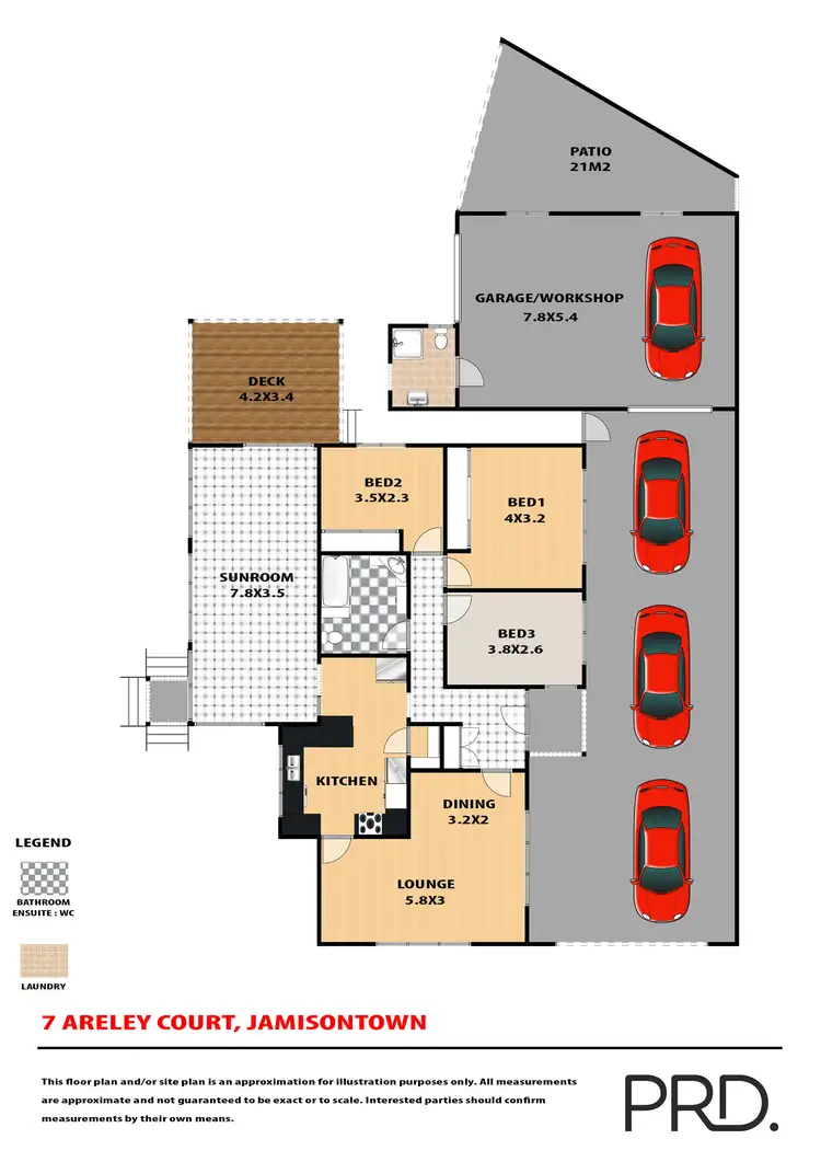 Floorplan of Homely house listing, 7 Areley Court, Jamisontown NSW 2750
