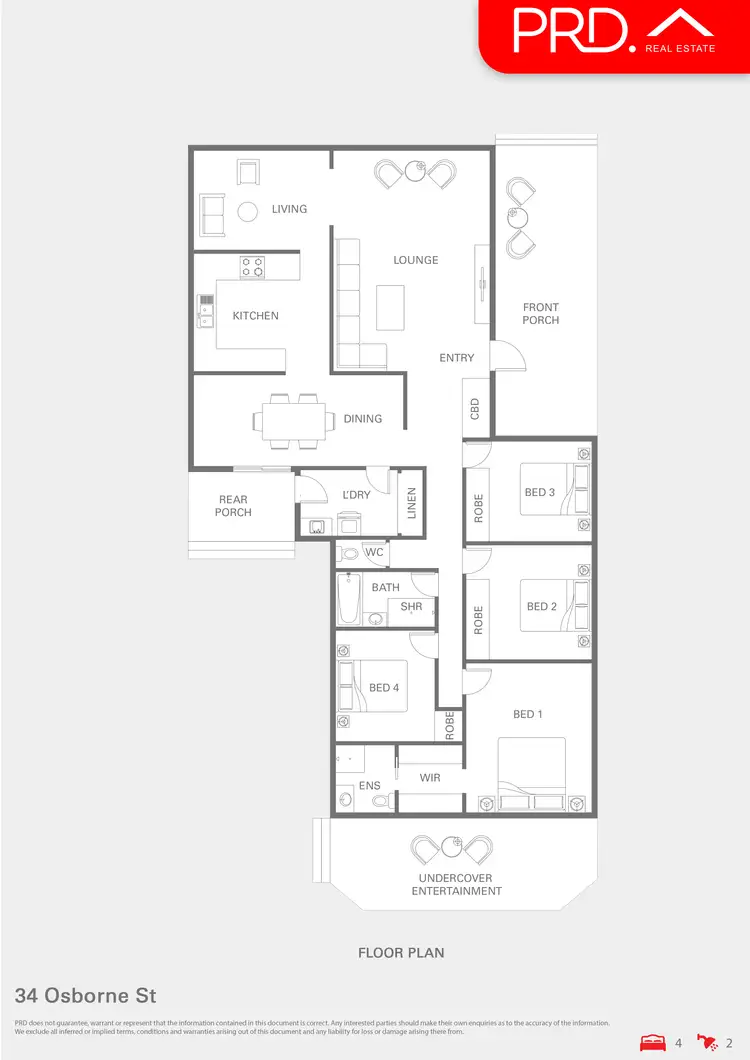Floorplan of Homely house listing, 34 Osborne Street, Bungendore NSW 2621