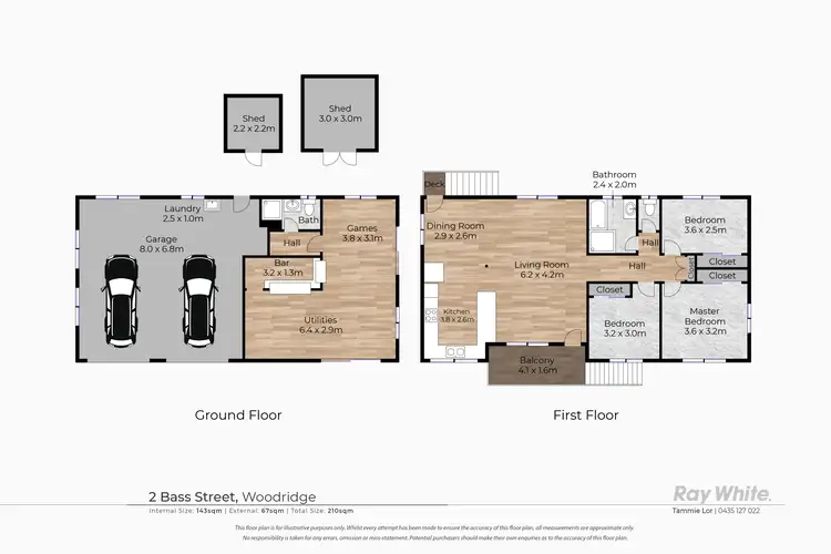 Floorplan of Homely house listing, 2 Bass Street, Woodridge QLD 4114