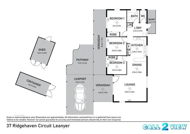 Floorplan of Homely house listing, 37 Ridgehaven Circuit, Leanyer NT 812