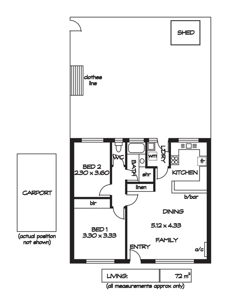 Floorplan of Homely house listing, 5/59 Kings Road, Salisbury Downs SA 5108