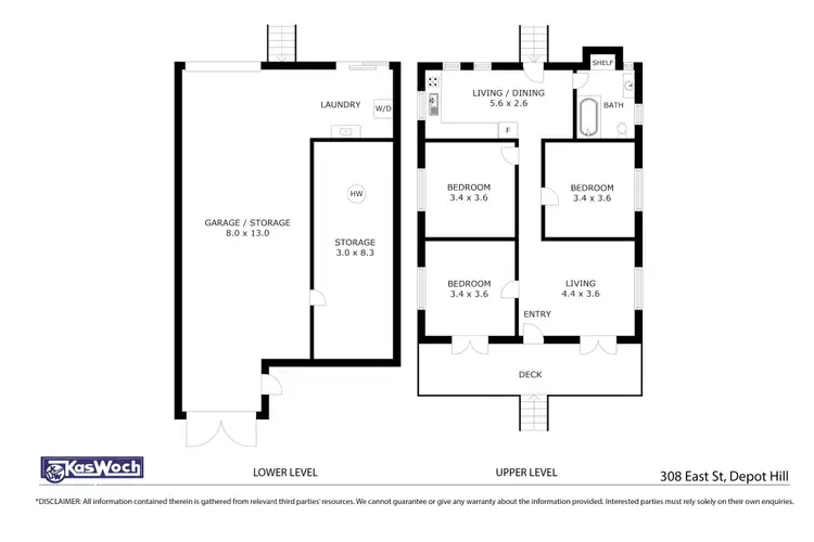 Floorplan of Homely house listing, 308 EAST STREET, Depot Hill QLD 4700