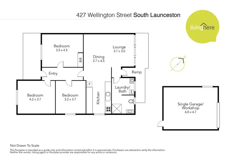 Floorplan of Homely house listing, 427 Wellington Street, South Launceston TAS 7249