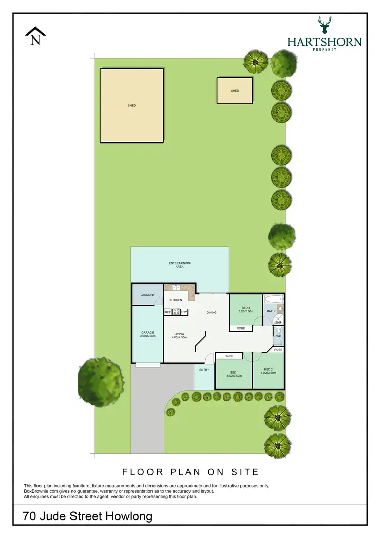Floorplan of Homely house listing, 70 Jude Street, Howlong NSW 2643