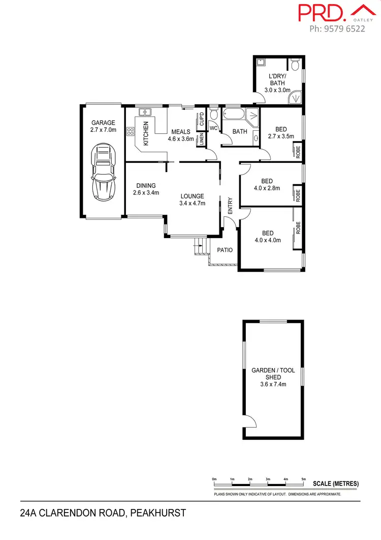 Floorplan of Homely house listing, 24A Clarendon Road, Peakhurst NSW 2210