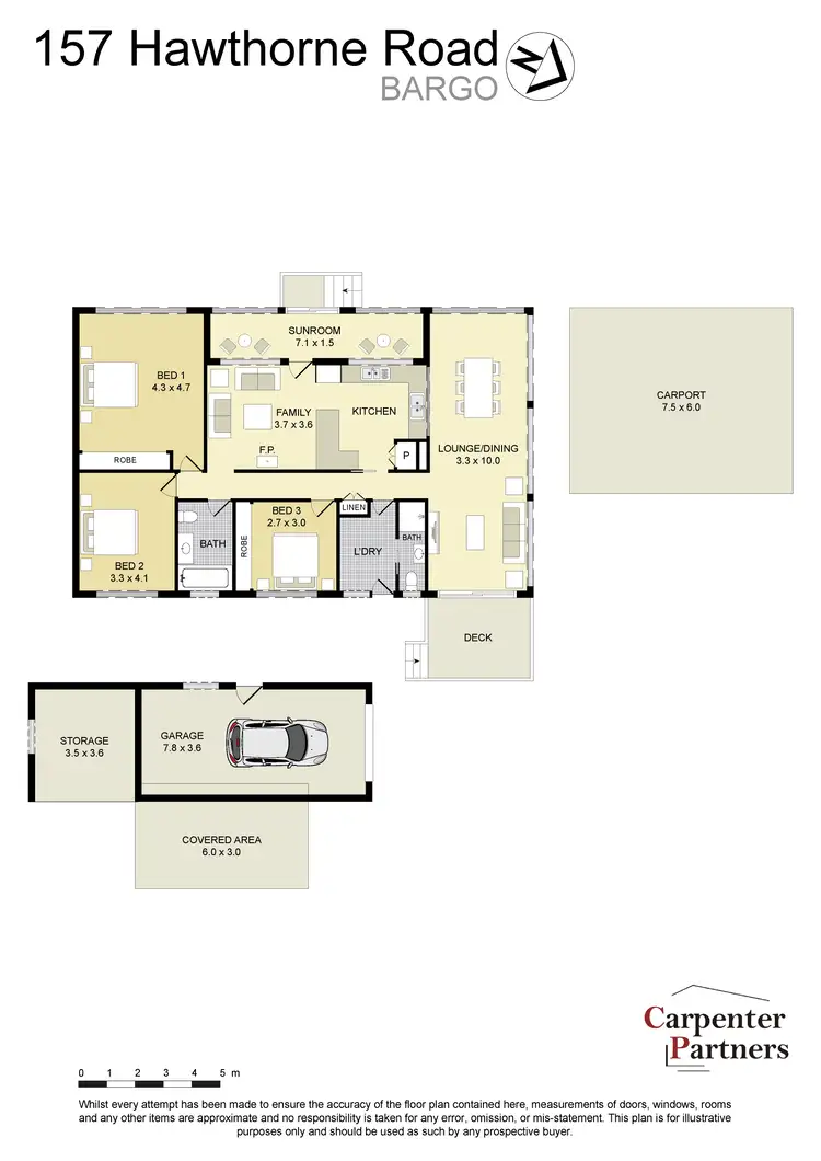 Floorplan of Homely house listing, 157 Hawthorne Road, Bargo NSW 2574