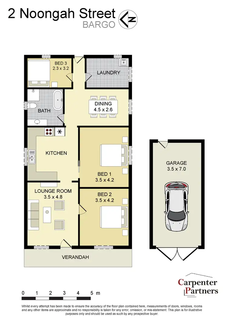 Floorplan of Homely house listing, 2 Noongah Street, Bargo NSW 2574