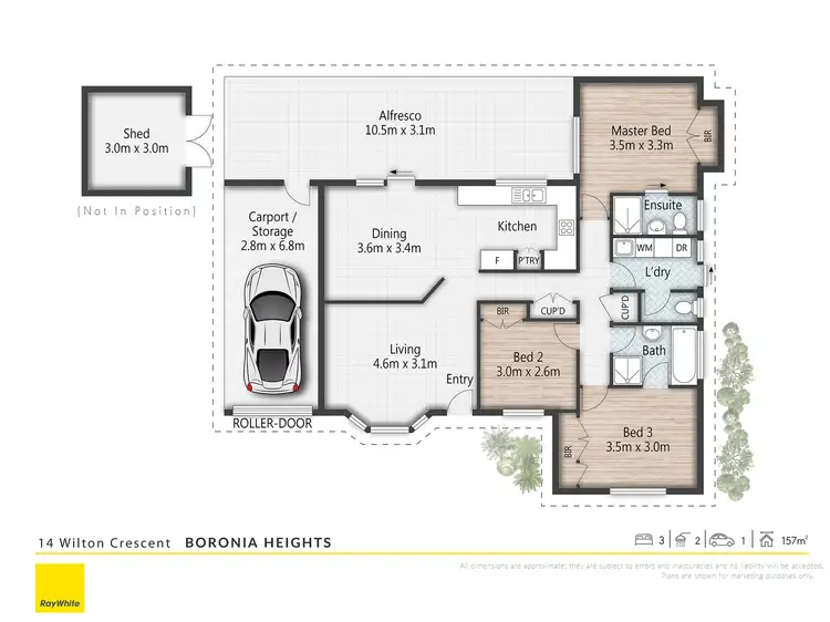 Floorplan of Homely house listing, 14 Wilton Crescent, Boronia Heights QLD 4124