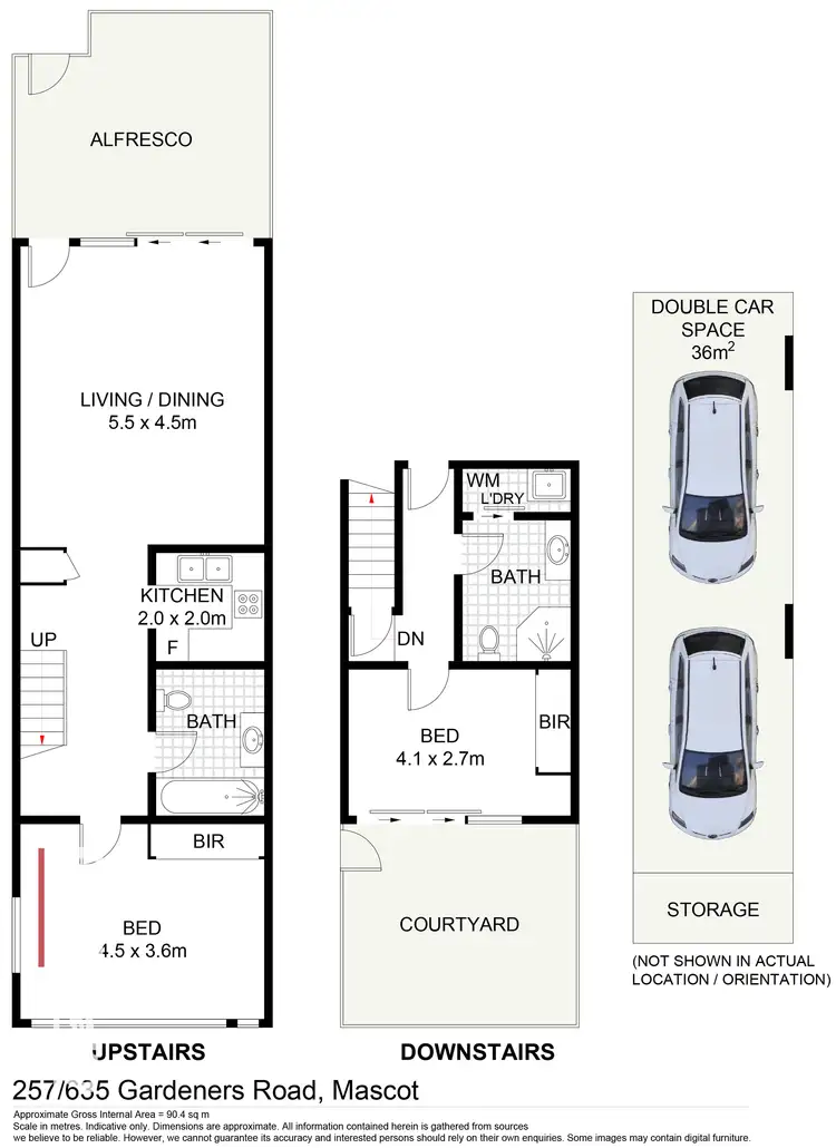 Floorplan of Homely apartment listing, 257/18-26 Church Avenue, Mascot NSW 2020