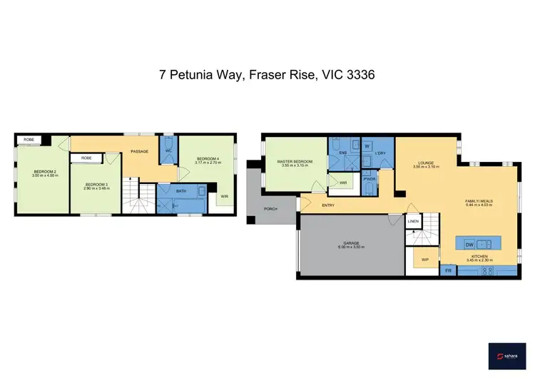 Floorplan of Homely house listing, 7 Petunia Way, Fraser Rise VIC 3336