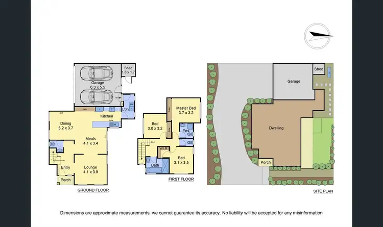 Floorplan of Homely townhouse listing, 1/63 Kathryn Road, Knoxfield VIC 3180