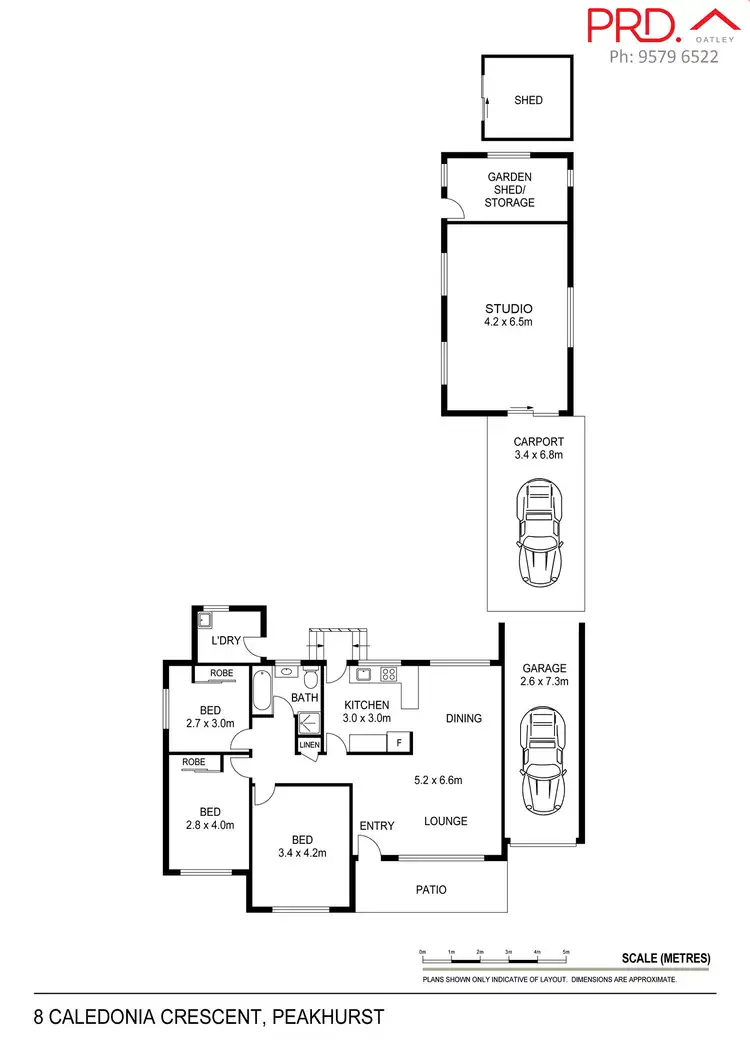 Floorplan of Homely house listing, 8 Caledonia Crescent, Peakhurst NSW 2210