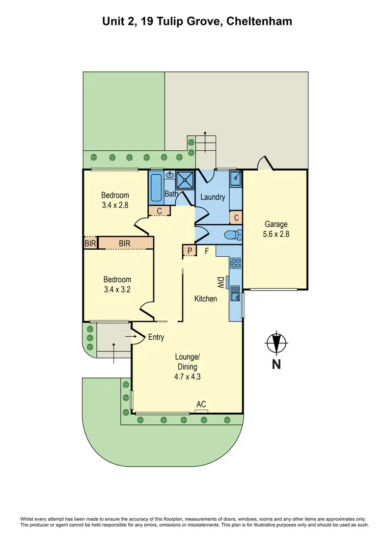 Floorplan of Homely unit listing, 2/19 Tulip Grove, Cheltenham VIC 3192