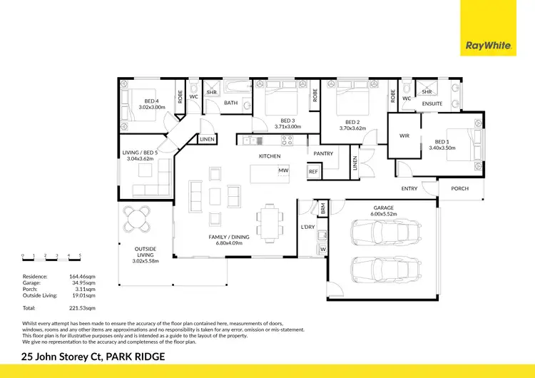 Floorplan of Homely house listing, 25 John Storey Court, Park Ridge QLD 4125